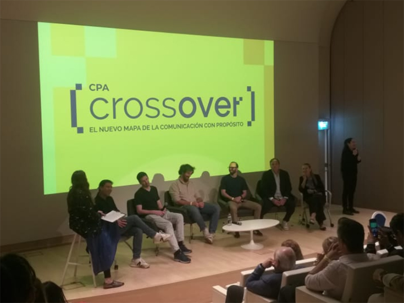 El primer panel: ¿Cómo hacer del propósito el mensaje en sí mismo? contó con la presencia de profesionales de todo tipo: desde la industria del entretenimineto hasta la financiera, pasando por la ciencia y el ambientalismo.