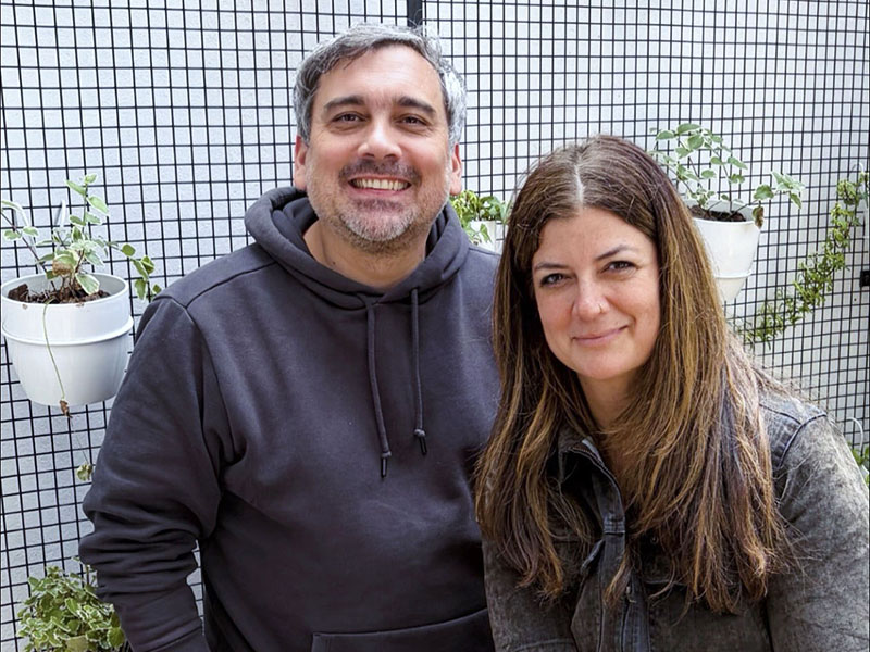  Facundo Romero, director general creativo de Togetherwith Buenos Aires, y Heidi Singleton, CCO del grupo.