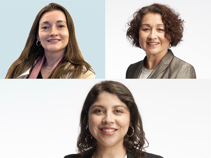 Paulina Berrios (Hearts & Science); Marcela Robledo Allendes (OMD); María Cristina Gutiérrez (PHD).