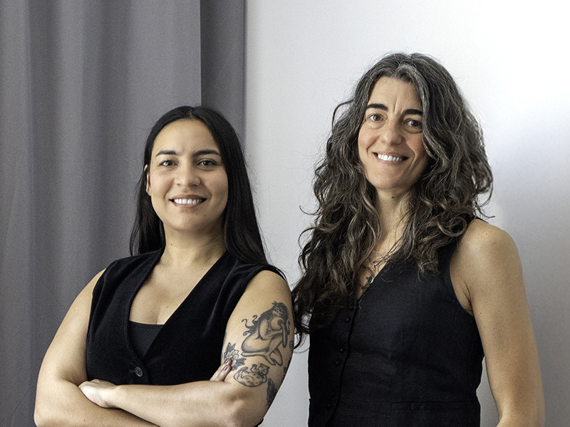 Lulú Cuevas junto a Ana Sanchez, responsable de estrategia en Cultura de Marcas. 