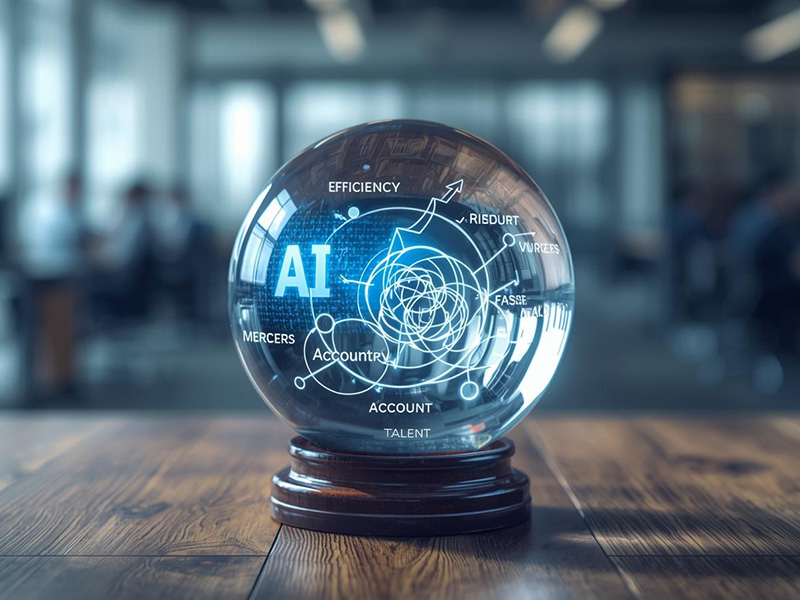 Los pronósticos del año incluyen AI, talento, rotación de cuentas, ser eficientes, así como la incertidumbre de la reacción del mercado a las fusiones y mergers.