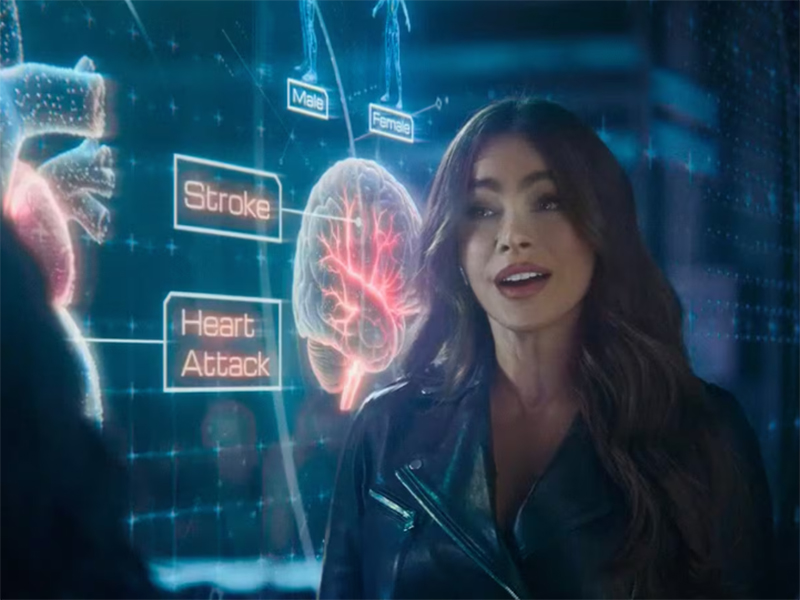 Aparte de Sofía Vergara, que protagonizó el anuncio de Boehringer Ingelheim durante el partido, los anunciantes del Super Bowl dejaron en gran medida fuera a las celebridades hispanas en sus creaciones. (Boehringer Ingelheim)