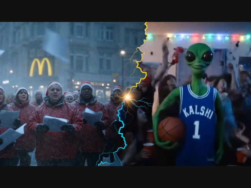 Los anuncios generados por IA abarcan todo el espectro de reacciones de los consumidores, y los especialistas en marketing deben planificar con anticipación todos los resultados (Ad Age Composite).