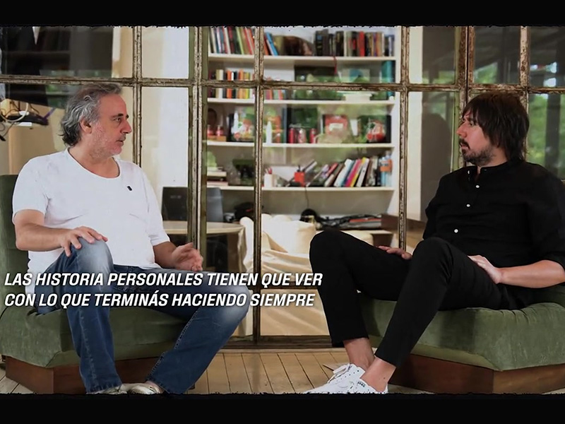 Martín Mercado, con Juani Martínez Cima, en la primera edición de El Origen. 