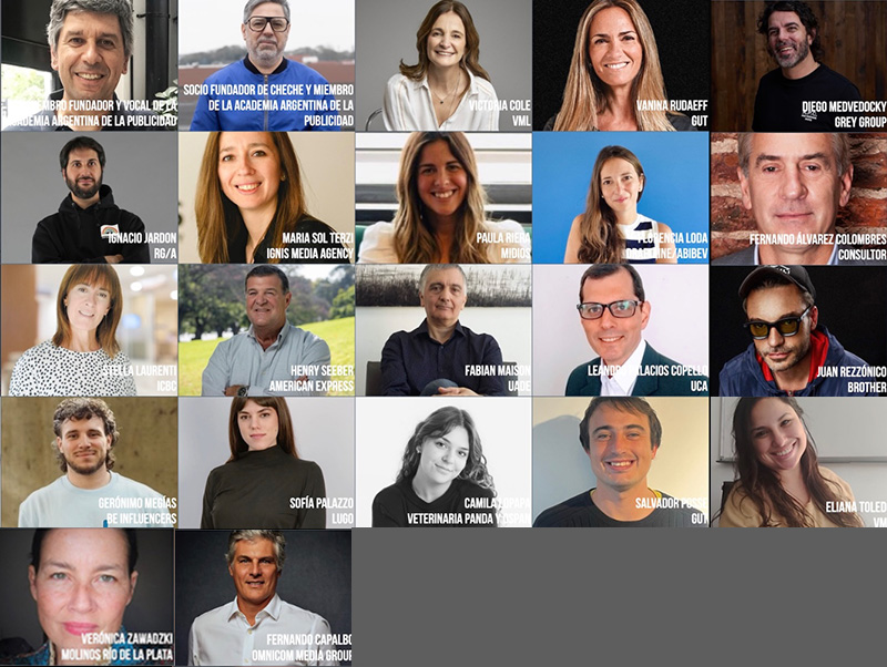 El informe incluyó la participación de referentes y jóvenes publicitarios.