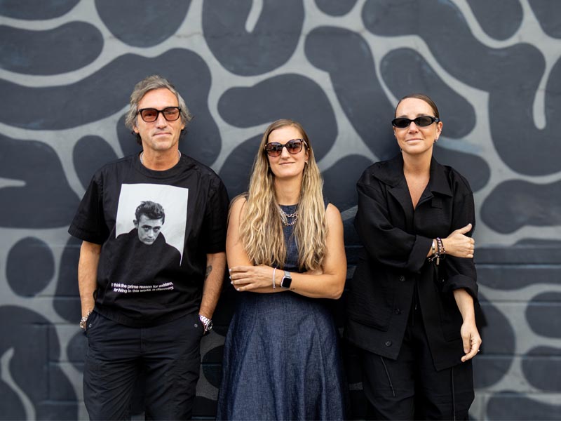 Checha Agost Carreño, Maru Sokolowski y Tanya De Poli.