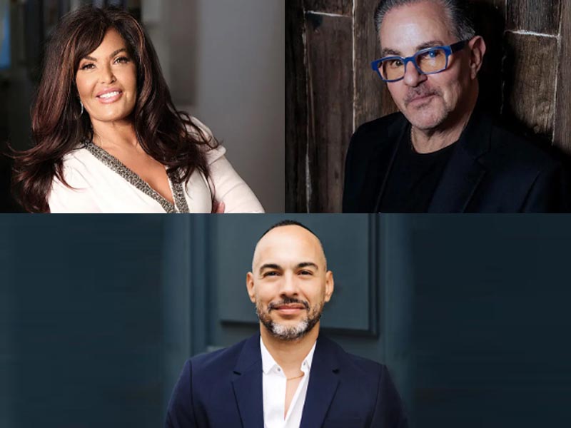 Liz Castells Heard (Infusion by Castells); Luis Miguel Messianu (MEL); y Harry Román Torres (The Community).