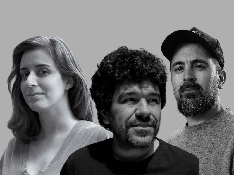 (de izquierda a derecha): Andrea Corvetto, Matías Asencio y Rodrigo Greco comparten sus mejores errores. 