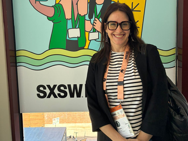 Díaz Alarcón: "Primer día de SXSW y ya aparece una idea transversal. En un mundo cada vez más tecnológico, lo verdaderamente escaso empieza a ser lo humano". 