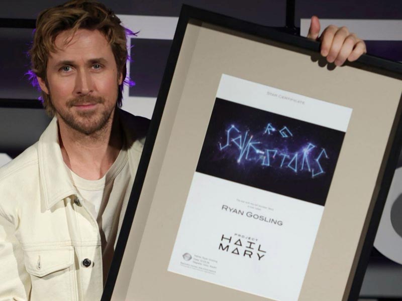 La idea tenía las coordenadas de la constelación creada exclusivamente para el actor.