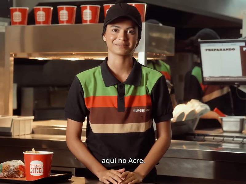 Casi todos los BK tienen un local de la competencia cerca, excepto en Acre.