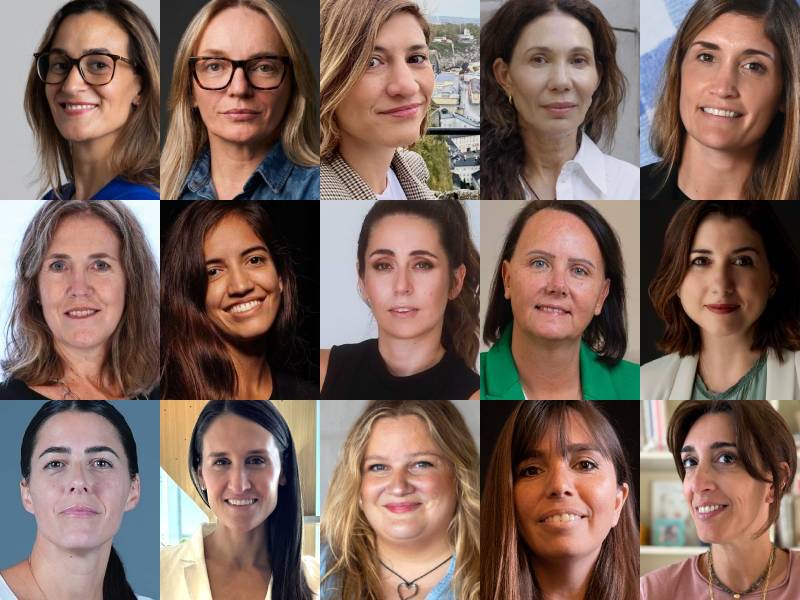 Arriba, María José Daura, Cintia Skako, Inés Mastrogiacomo, María Cherñajovsky y Lucía Gomez Carabias; en el medio, Verónica Rosales, Paula Medina, Carola Garibaldi, Patricia Jebsen y Laura Perdomo; abajo, Mercedes Alonzo, María Julia Verra, Sabrina Mayotti, Florencia Sassone y Natalia Gamarra.