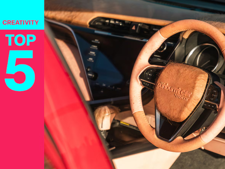 Un coche hecho de piel dio una lección bastante impactante a los australianos sobre la exposición al sol mientras conducen. (Mycar Tyre & Auto)