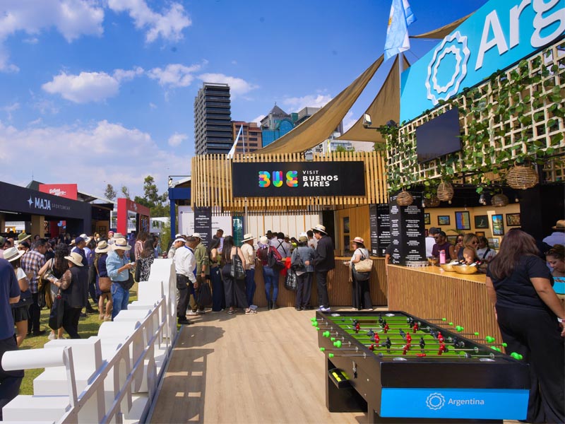 Argentina logró protagonismo como país invitado de honor, a través de Magnética.