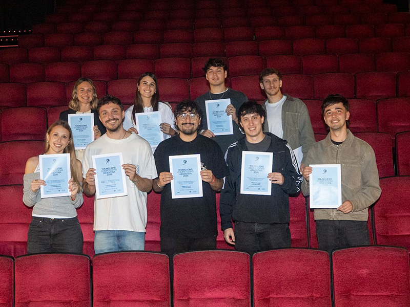 Los jóvenes ganadores de oro, que viajarán a la compeencia Young Lions, en Cannes, Francia.