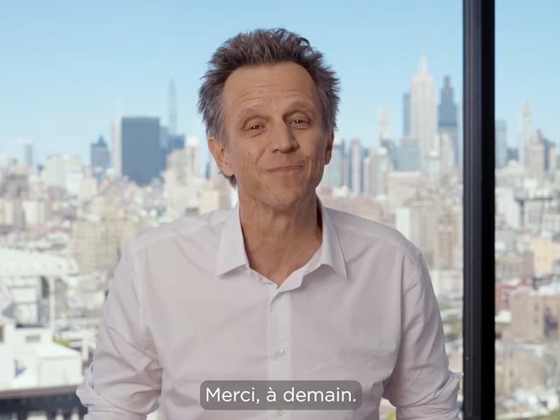 Arthur Sadoun en un vídeo hablando con los empleados de Publicis Groupe (Publicis Groupe).