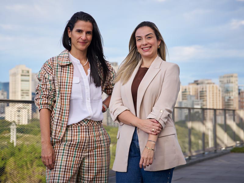 Ana Cester y Danielle Latérza. (Foto: Rodrigo Pirim).