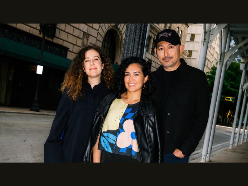 De izquierda a derecha: Carolina Cruz-Letelier, directora general; María Fernanda Pérez, jefa de estrategia; Jorge Murillo, fundador y director creativo de Jeorge+. (Jeorge+)