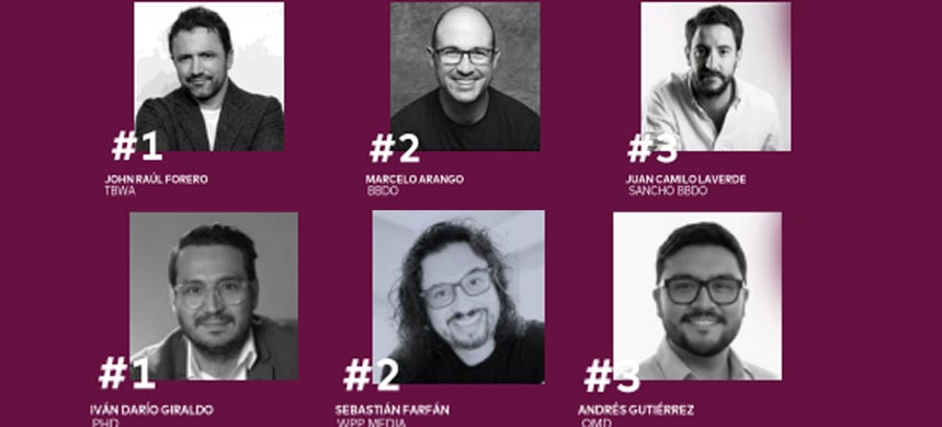 John Raúl Forero e Iván Darío Giraldo, los profesionales más destacados de agencia creativa y de medios en Colombia