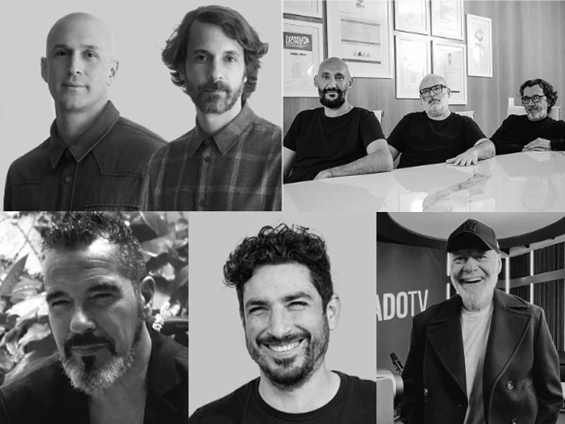 Darío Porterie y Ariel Chiesa (5:45 AM); Walter Onorato, Caio Lucini y Daniel Onorato (Almacén); Sergio Pollaccia (Amén); Damián Izquierdo (Anita & Vega); y Enrique Sabatini (Centralia).