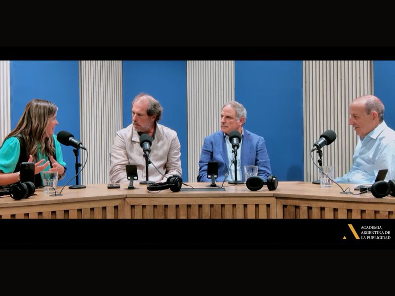 Paula Riera, gerente general de Mídios, conversa con tres referentes de la industria publicitaria argentina: Dario Straschnoy, fundador y chairman de Untold_, Juan Pablo Jurado, ex CEO VML Latam, y Máximo Rainuzzo, fundador y CEO de Inspire Group. 