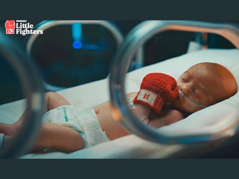 Huggies visibiliza a los bebés ingresados ​​en la UCIN con “Natural Born Fighters”, una campaña que se lanza durante la Semana Nacional de la Enfermería. (Huggies)