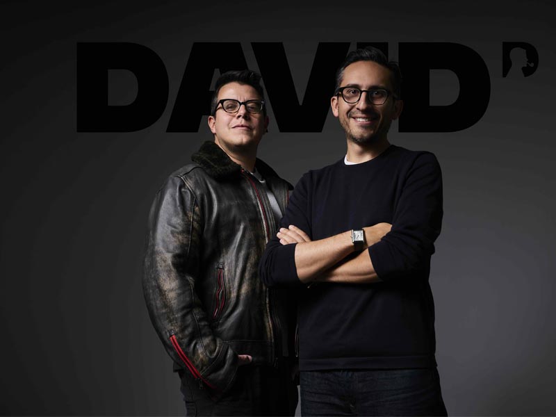 Rafa Reina, nuevo CCO de David Bogotá y Juan Pablo García, MD de la agencia.