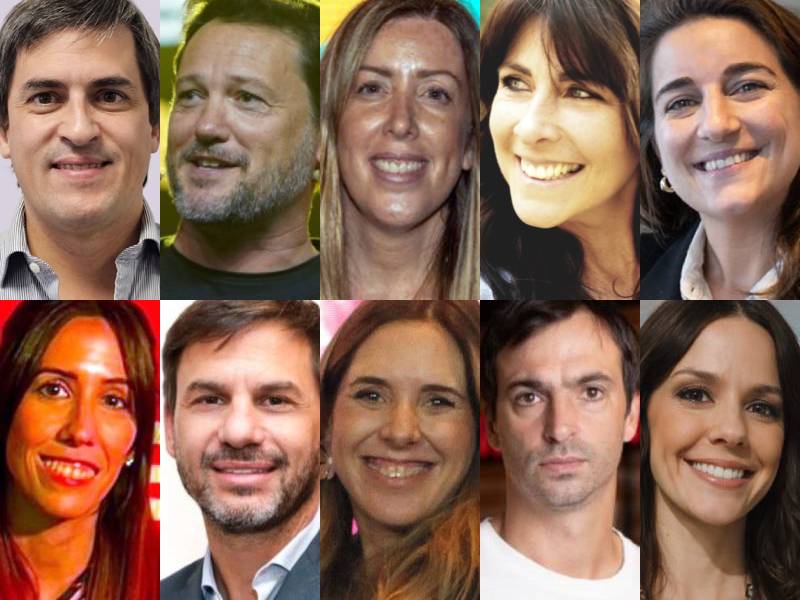 Arriba, Javier Kölliker, Juan Lavista, Victoria Fernández Acuña, Almendra Ogdon y Agustina Pelfini; abajo, Natalia Landa, Laureano García, María Fernanda Ledesma Padilla, Eugenio Raffo y María Victoria Castagnino.