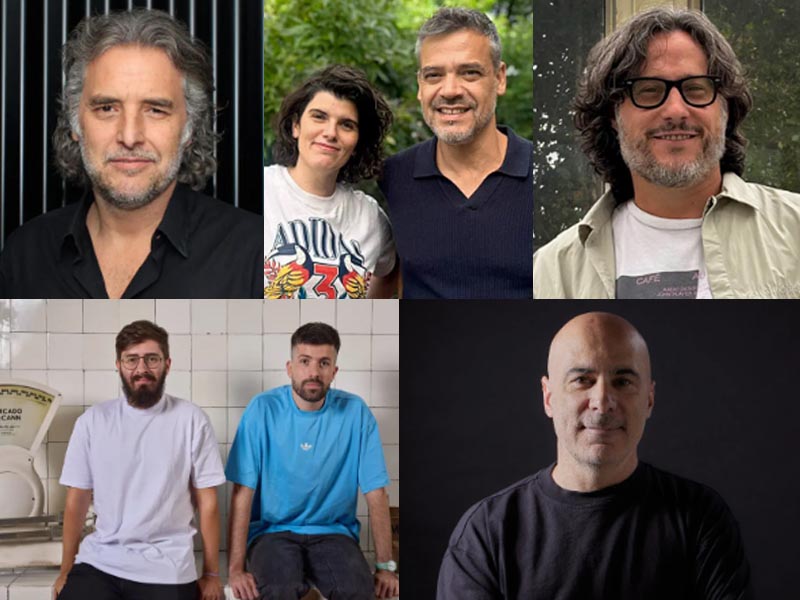 Miguel Tornquist (Leo Constellation); Antonella Fabiani y Diego de Pedro (Liebre); Sebastián Castañeda (Lugo); Manuel Scher y Cristian Tarzi (Mercado McCann); Gonzalo Fasson (Merci).