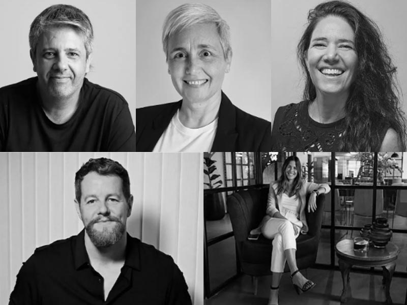 Germán Rodríguez (Wild Fi); María Elena Eduardo, WPP Production; Denise Orman (Zurda); Federico Russo (Hive); y Paula Riera (Midios).