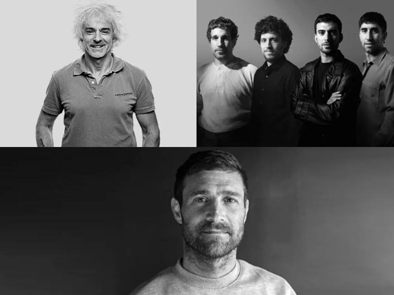 José Arnal (Ladoble); Hernán Corera, Felipe Yaryura, Juan Saravia y Lisandro Ramos (Mama Húngara); y Ioni Borisonik (Oruga).