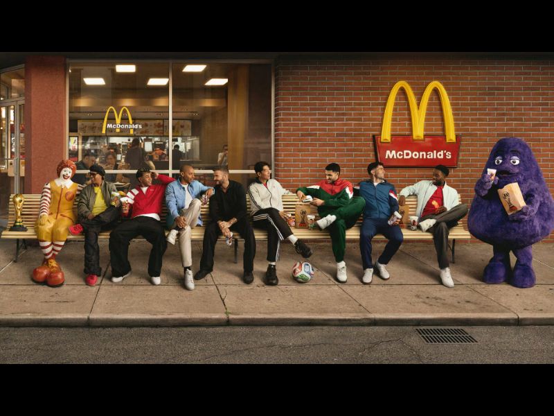 La alineación de McDonald’s para el Mundial incluye a Ronaldinho, Lamine Yamal, Thierry Henry, David Beckham, Son Heung-min, Santiago Giménez, Christian Pulisic y Alphonso Davies. (McDonald"s)