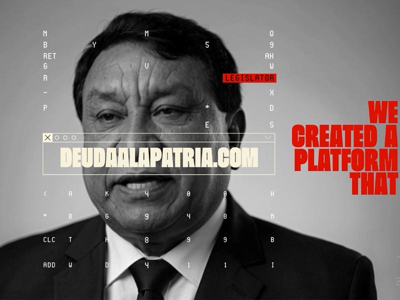 La campaña desarrolló una plataforma que monitorea en tiempo real cuántas veces los candidatos dicen “patria”.