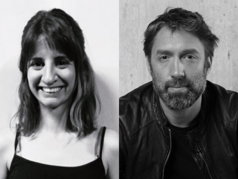 Marilú Filipuzzi, gerenta de marketing de Nech, y Quino Oneto Gaona, DGC de Di Paola Latina.