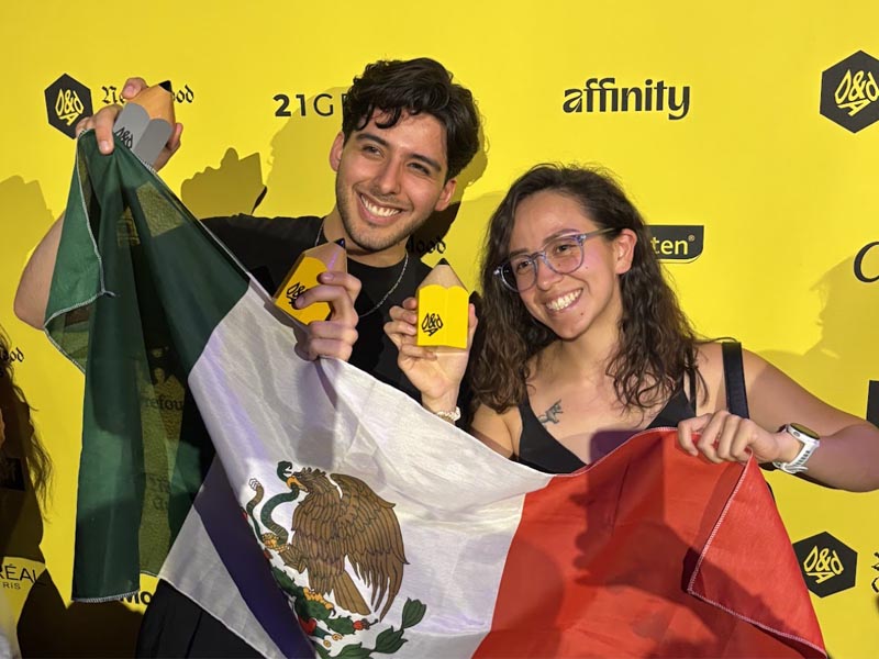 Jorge Nahed y Lissette Guzmán recibieron en D&AD Awards un Yellow Pencils cada uno.
