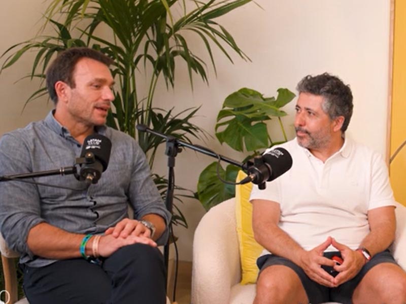 García y Ricciarelli visitaron el Latam Club de Mercado Ads en Cannes.