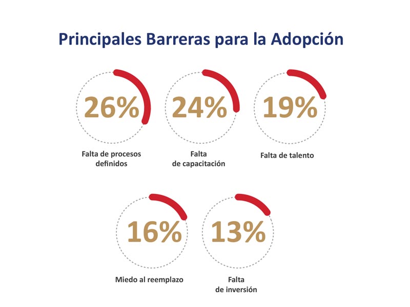 La falta de procesos y de capacitación duplica a la falta de presupuesto como el principal obstáculo del sector.