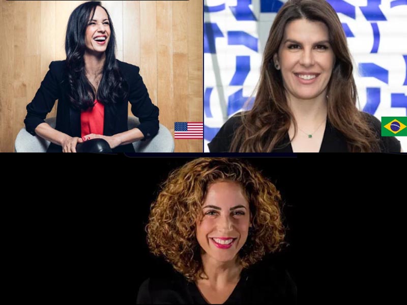 Nancy Reyes (BBDO Worldwide), Thais Hagge (Unilever Brasil & GM Beauty Latam) y Amanda Berenstein (Weber Shandwick).