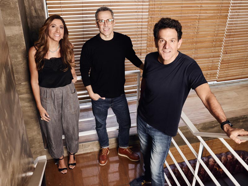 Juliana Martellotta, CEO y socia de Boiler Hub, Ricardo Carelli y Dulcidio Caldeira, director y socio.