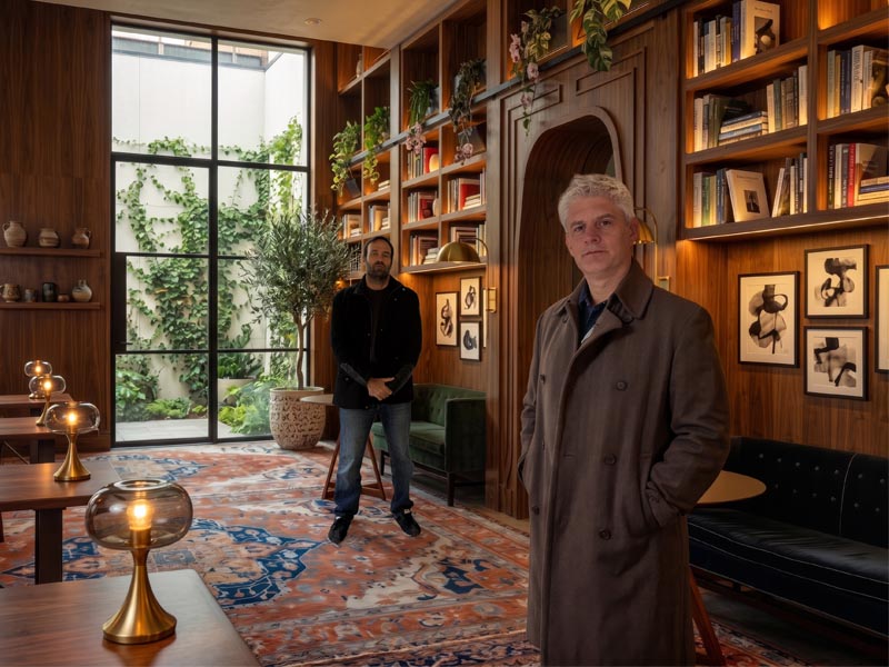 Gustavo Marioni, founder y CEO de AiChemist, y Nicolás Pimentel, advisor.