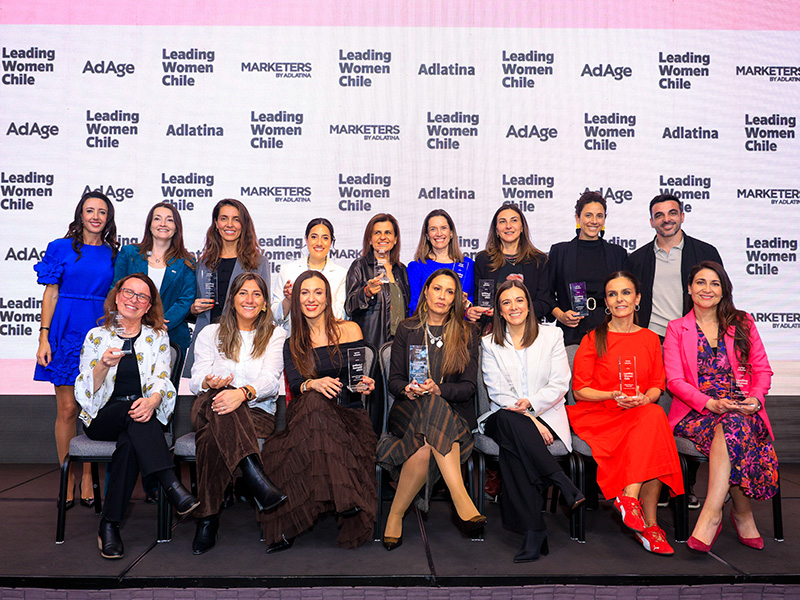 Las Leading Women de la tercera edición del evento en Chile, en el marco del almuerzo donde fueron homenajeadas.