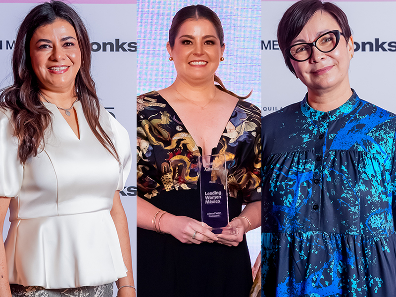 Claudia Peña Zepeda, Liliana Pastor y Joanna López.