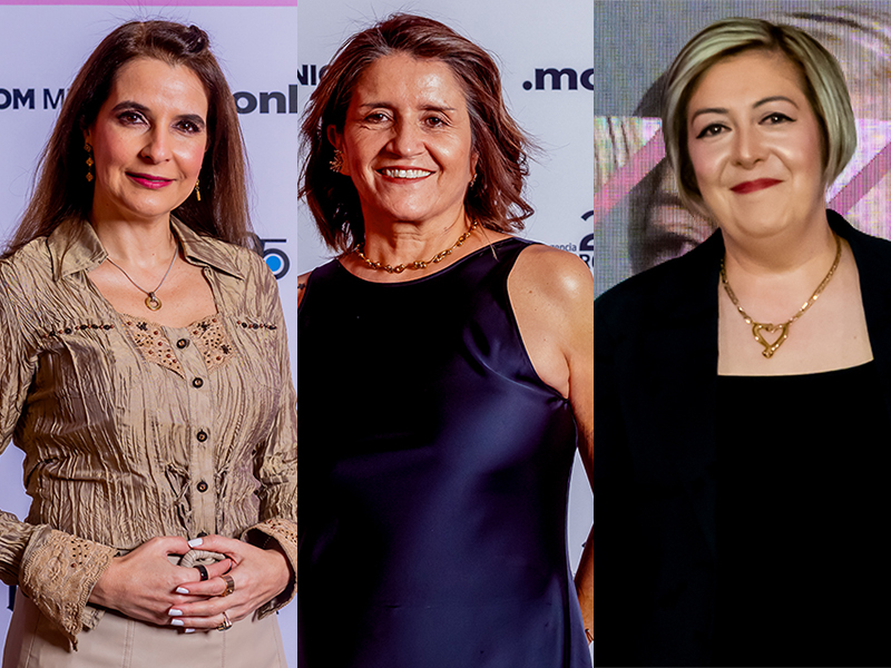 Eileen Dávila Carranza, Jezer Alarcón y María Fernanda Cortés Lozano.