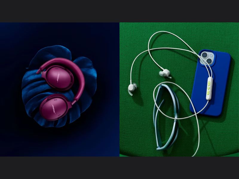 Los colores poco comunes y los productos nostálgicos de Bose conectaron con la Generación Z. (Bose)