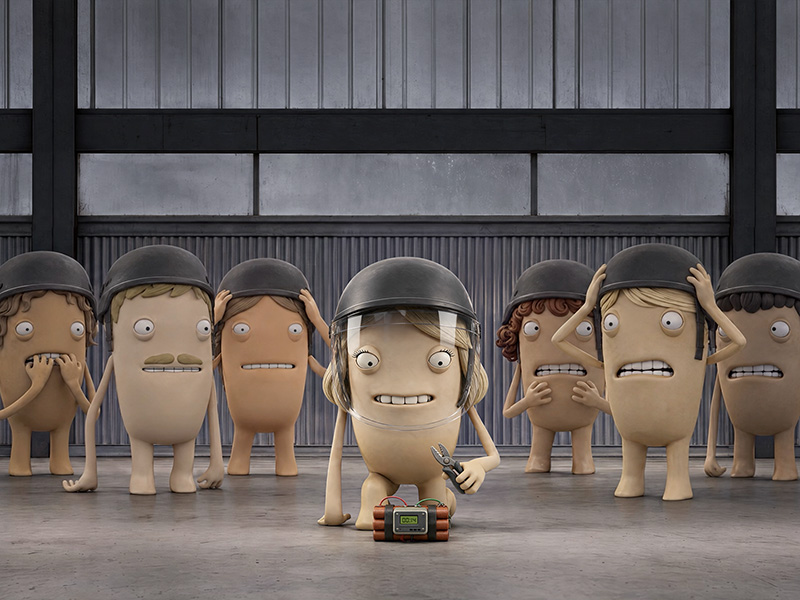 El video fue producido por el estudio de diseño y animación de La América, El Buró.