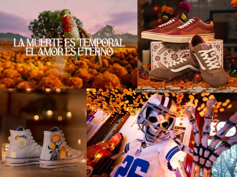 Cerveza Victoria, Vans, Converse y la NFL, entre otras, son algunas de las marcas que desarrollaron campañas inspiradas en relatos y representaciones vinculadas con el imaginario mexicano de la muerte.