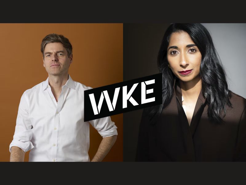 Nick Setounski y Lakshmi Iyengar lideran la iniciativa de W+K para convertir su experiencia en la narración de historias en un negocio que vaya más allá de la publicidad. (Wieden+Kennedy/Ad Age compilation)